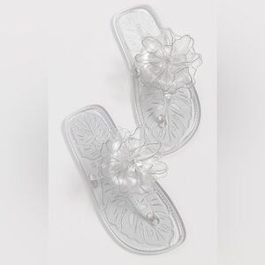 FARM Rio Flower Jelly Flat Sandals Shoes